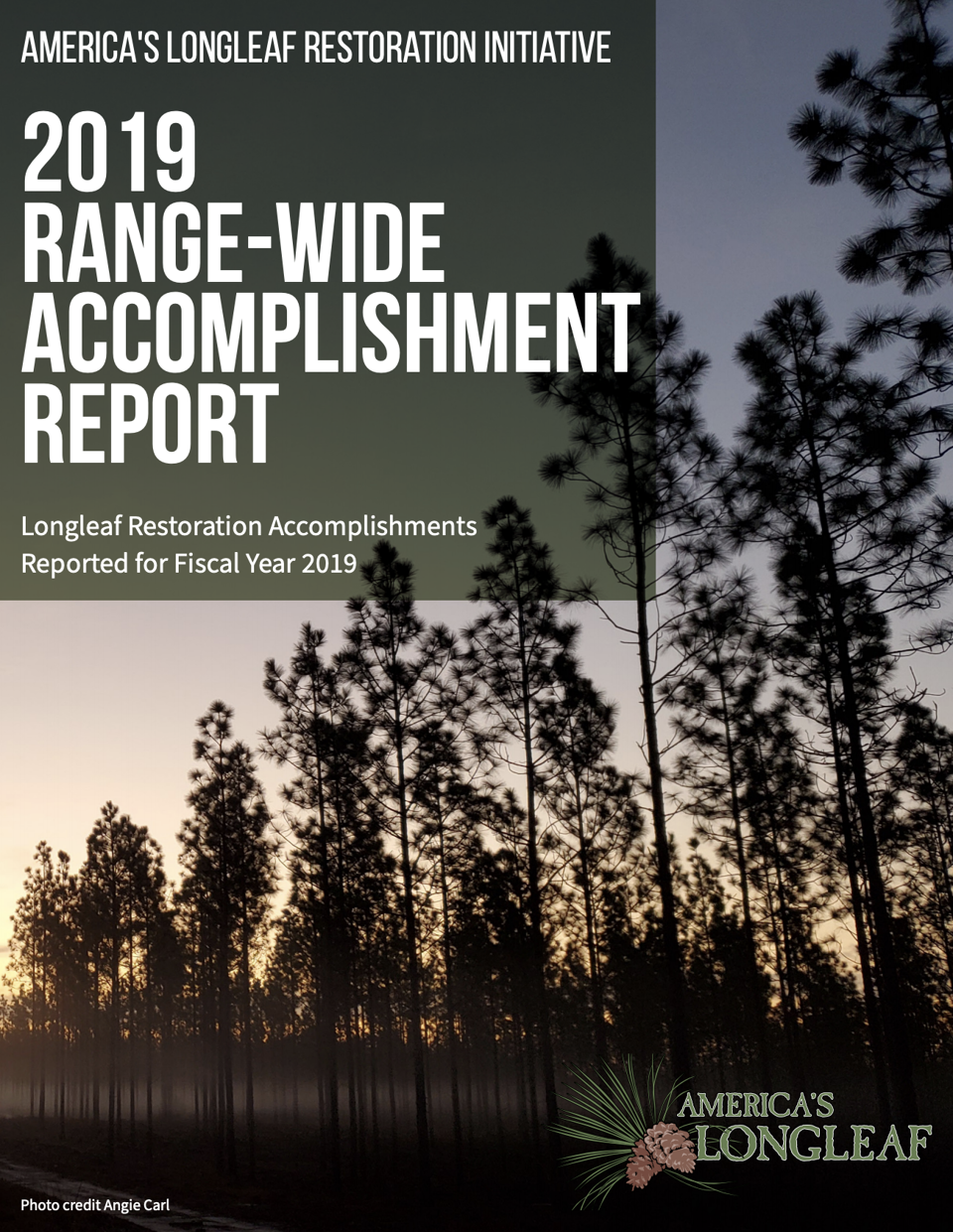 2019 Range-Wide Accomplishment Report