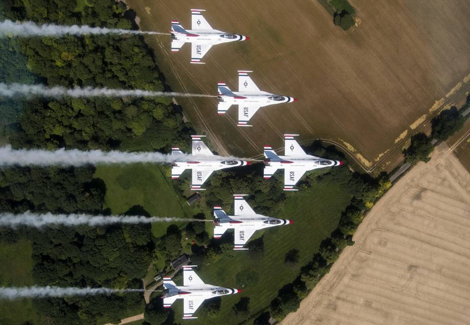 Plane Flyover Landscape