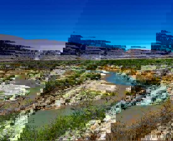 Riparian Habitat In Western Texas